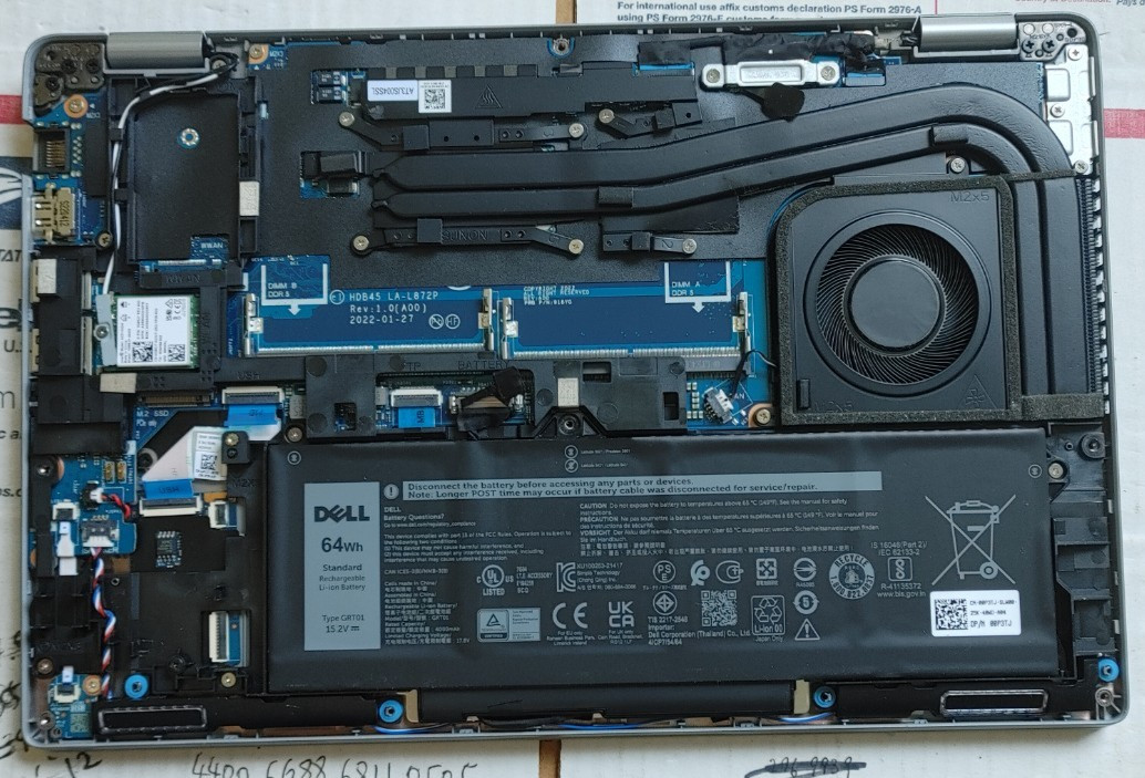Dell Precision 3470 Intel Core i5-1250p 12th Gen Laptop parts repair 1080p