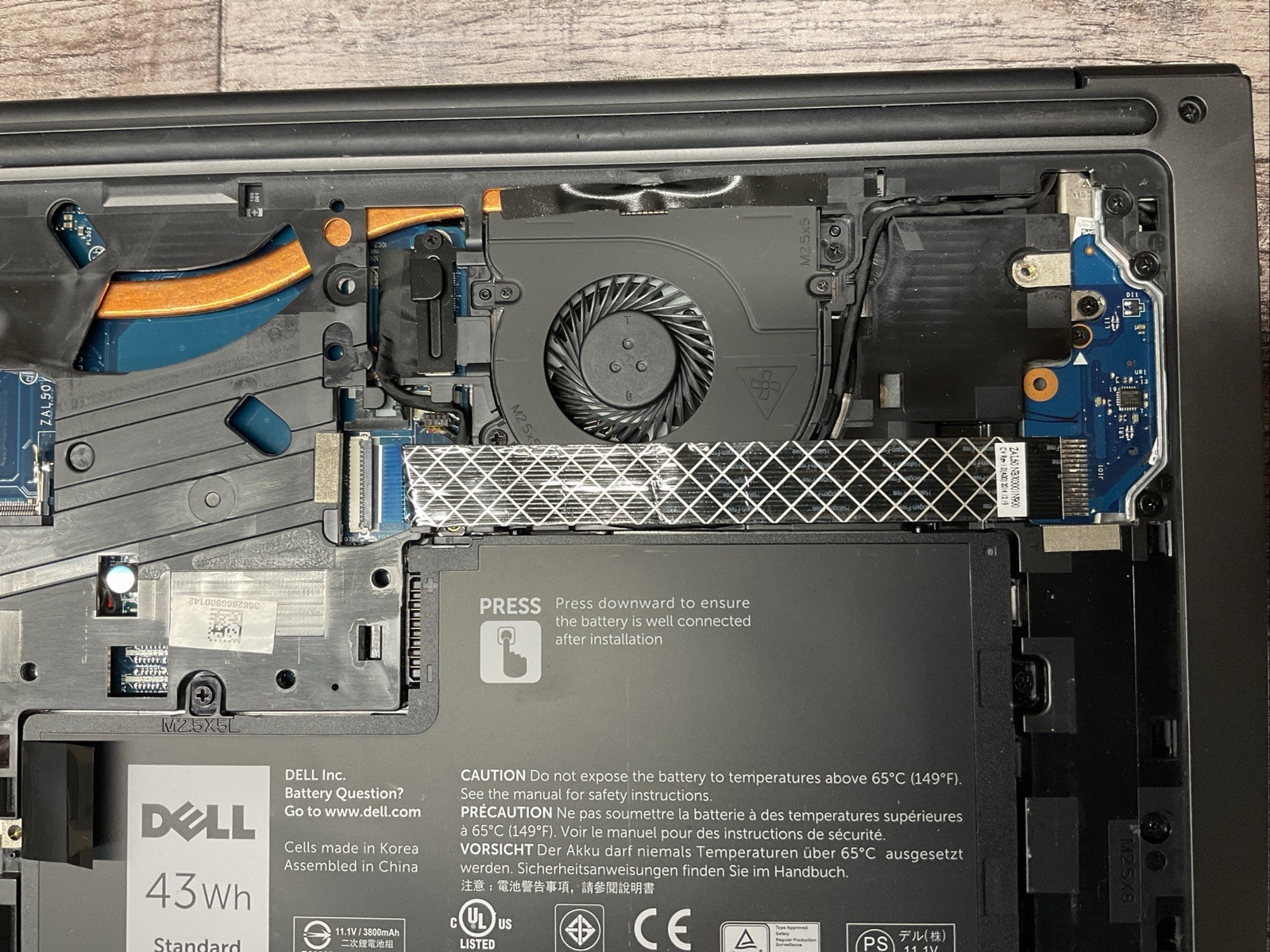 Dell Latitude 3550 / Intel Core i5 4th Gen / Parts Repair / J9