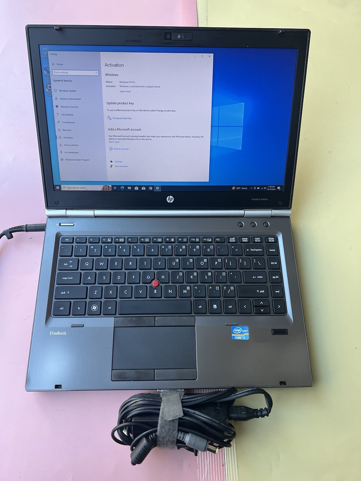 HP Elitebook 8460w Core i7-2630QM 2.00GHz 8GB RAM 500GB HDD WEBCAM BLUETOOTH