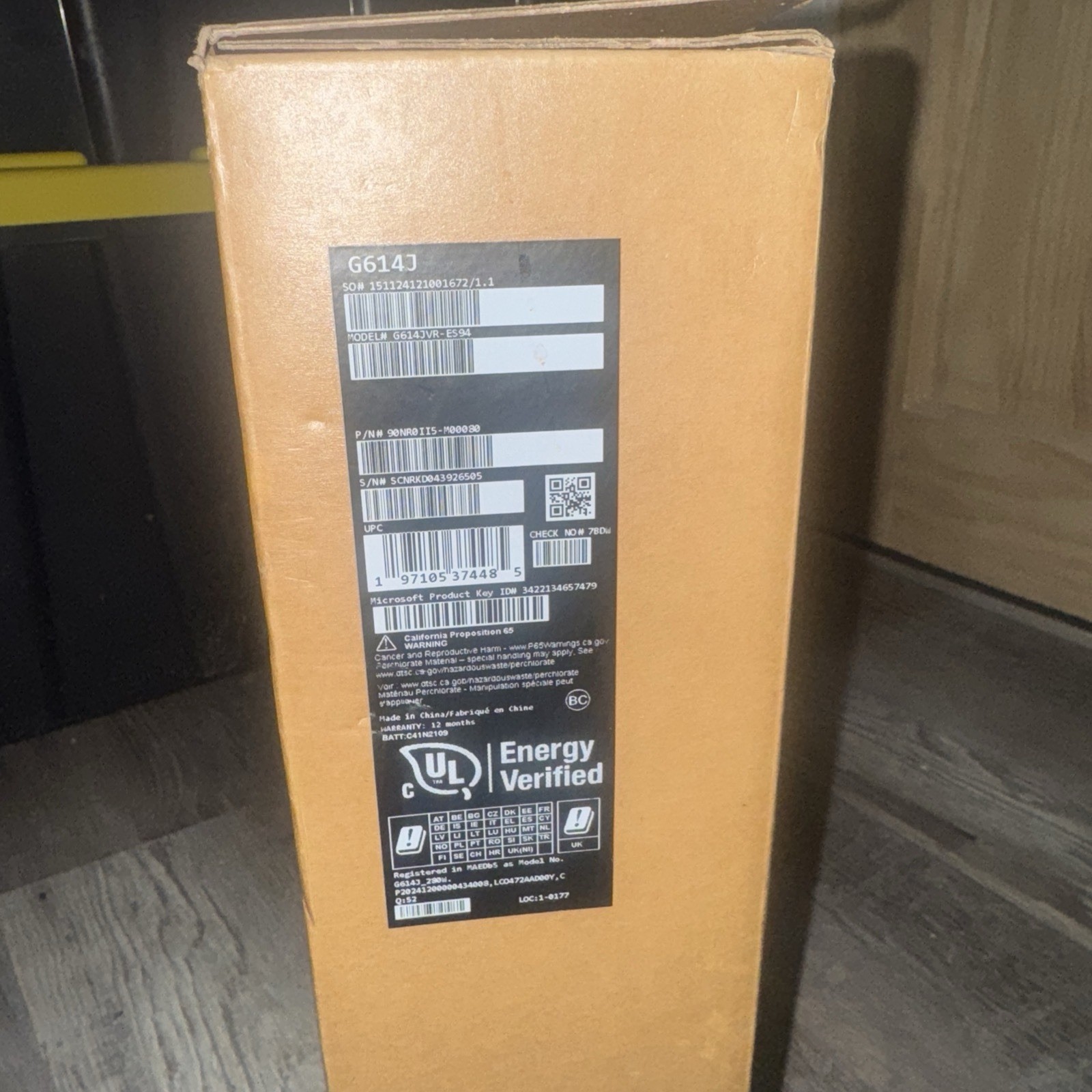 ASUS ROG Strix G16 Gaming 16 RTX 4060 i9-14900HX 16GB 1TB Win 11 H G614JVR-ES94