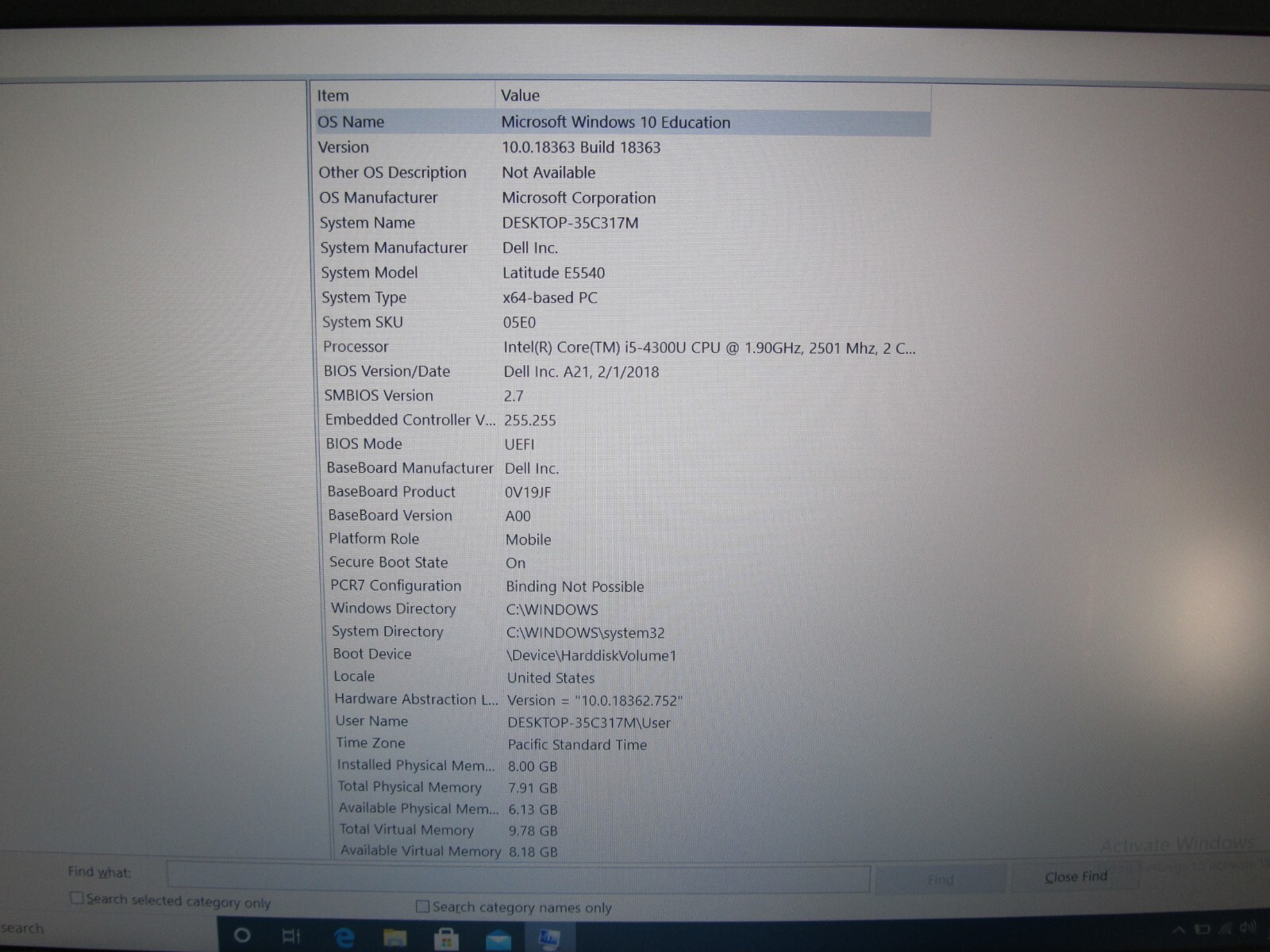 Dell Latitude E5440 Laptop 128GB SSD 8GB RAM i5-4300U 1.90GHz Windows 10 Ed D97