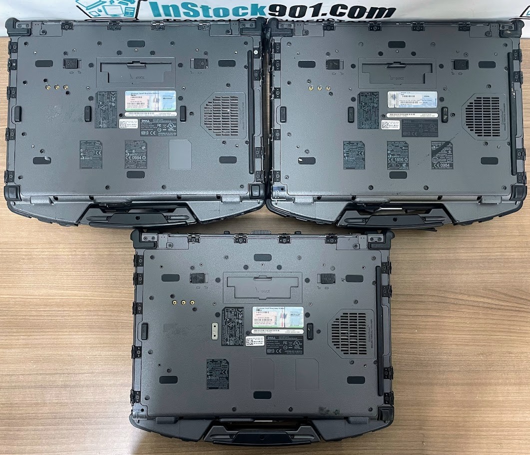 LOT 3 Dell Latitude E6400 XFR 14” 2 Duo CPU 2.5GHz 4gb RAM NO HDD NO BATT/CADDY