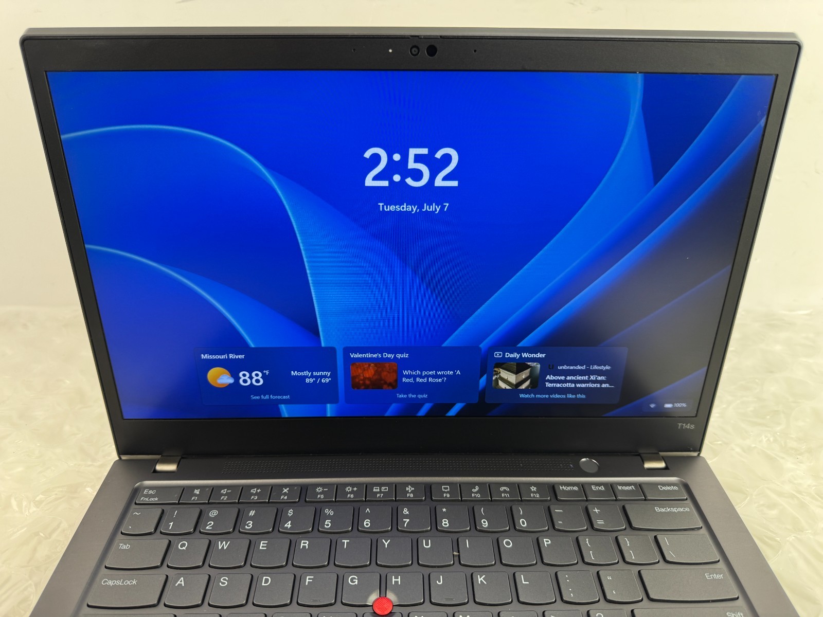 Lenovo ThinkPad T14s Gen 2 i7-1165G7 16GB 256GB SSD 14″ FHD Touch Win 11 Pro