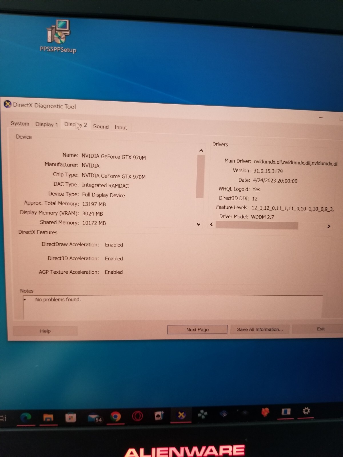 Alienware M17 R3, 20 GB Ram, Nvidia GEFORCE GTX 970M, Intel Core i7