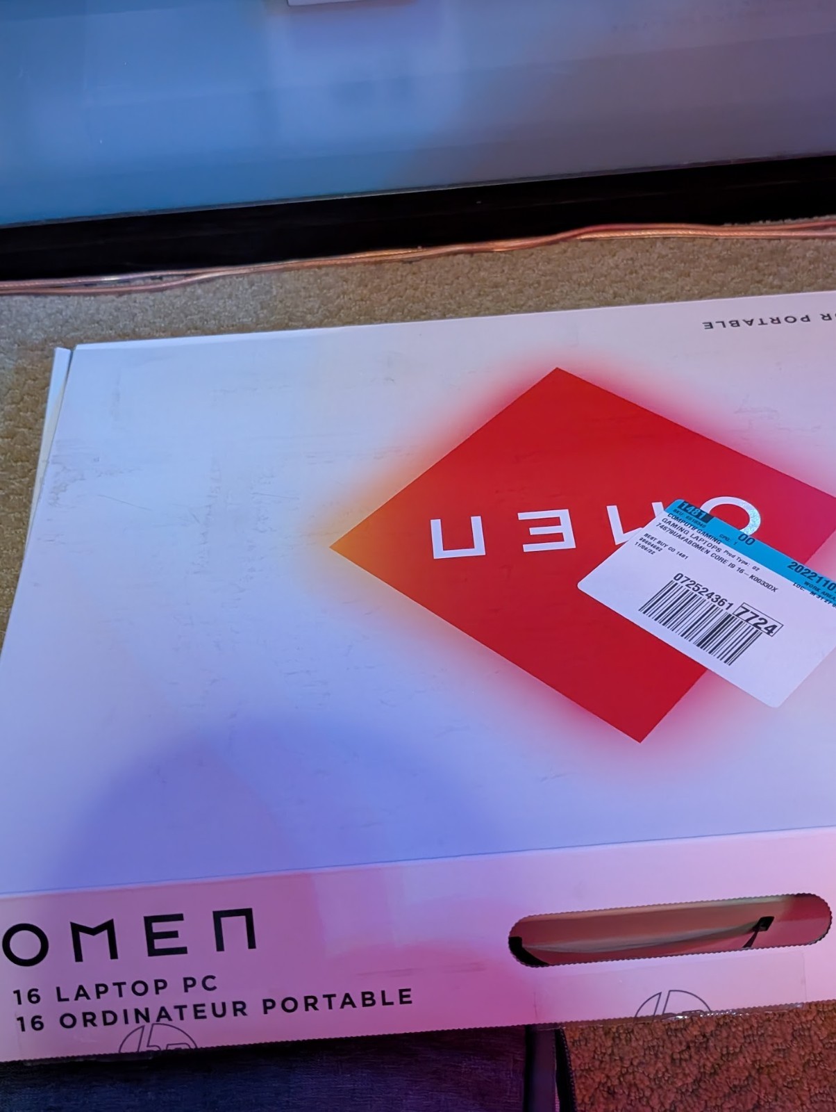 HP OMEN-16.1″QHD Gaming Laptop-12th Gen Intel Core i9-12900H-32GB Memory-RTX3060