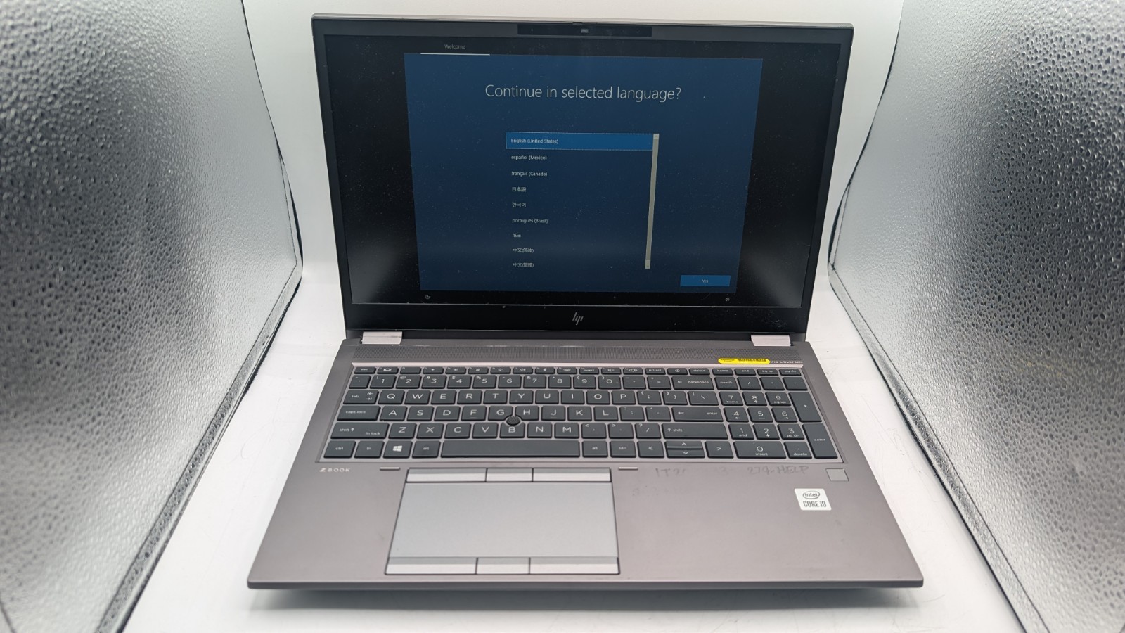 HP ZBook Fury 15″ G7 UHD 4K NVIDIA Quadro RTX 4000 2.4GHz Intel i9 32GB 512GB