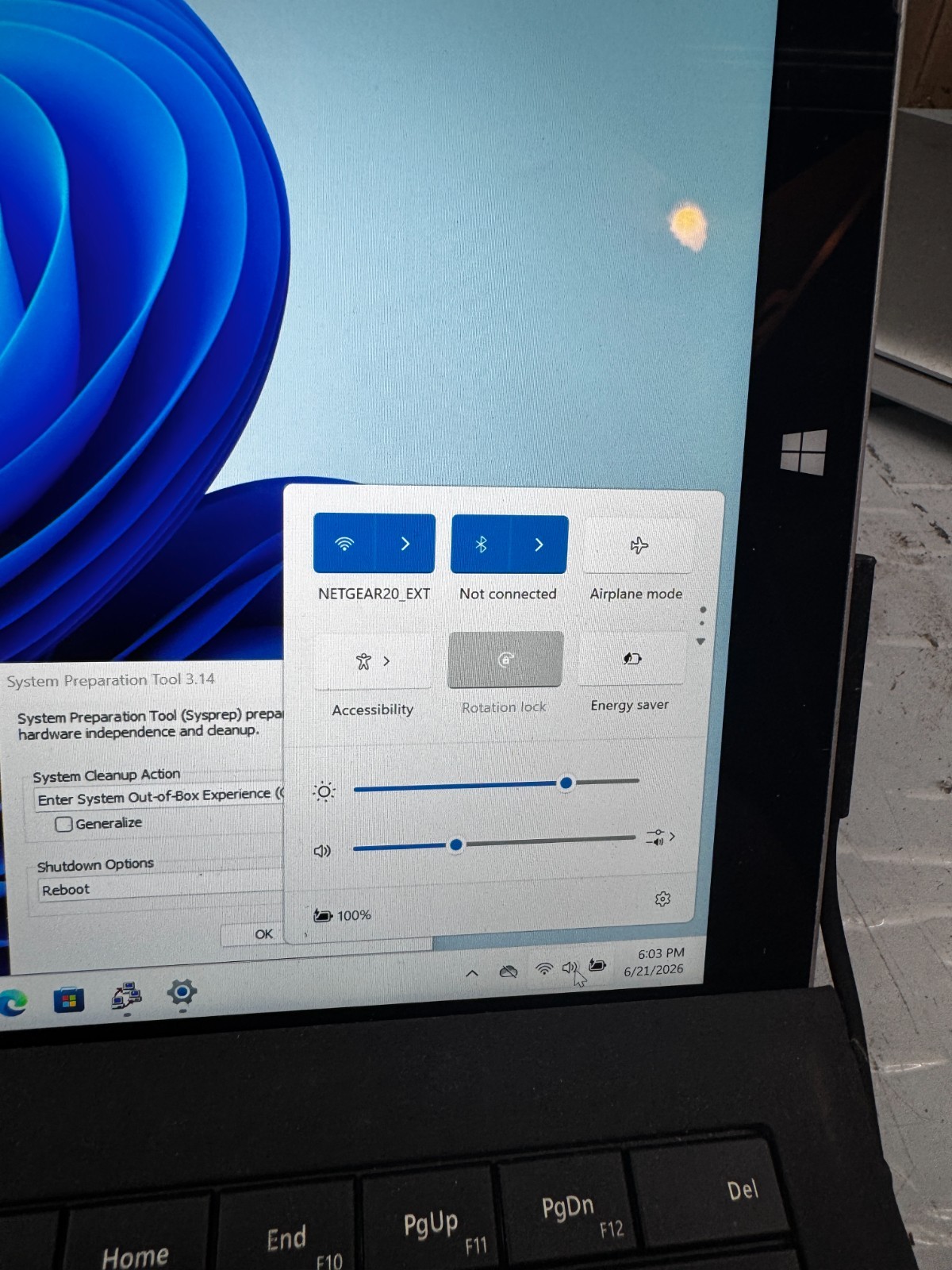 Microsoft Surface Pro 3 Core I5-4300U 4GB RAM 128GB SSD Laptop *READ #6453