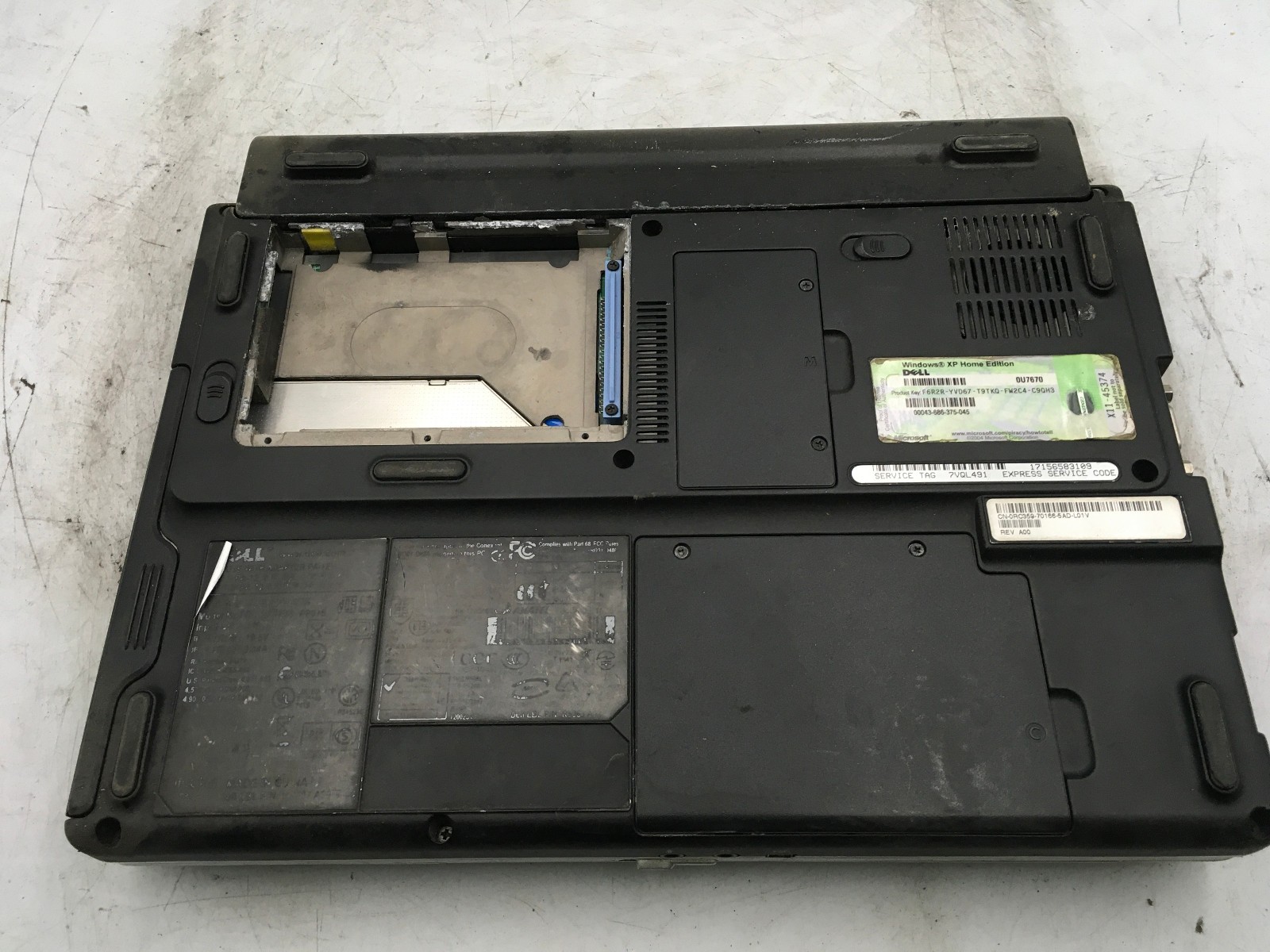DELL INSPIRON 700M – BOOTS TO BIOS – INTEL PENTIUM M – 512MB – 12″ -READ DESC-BB