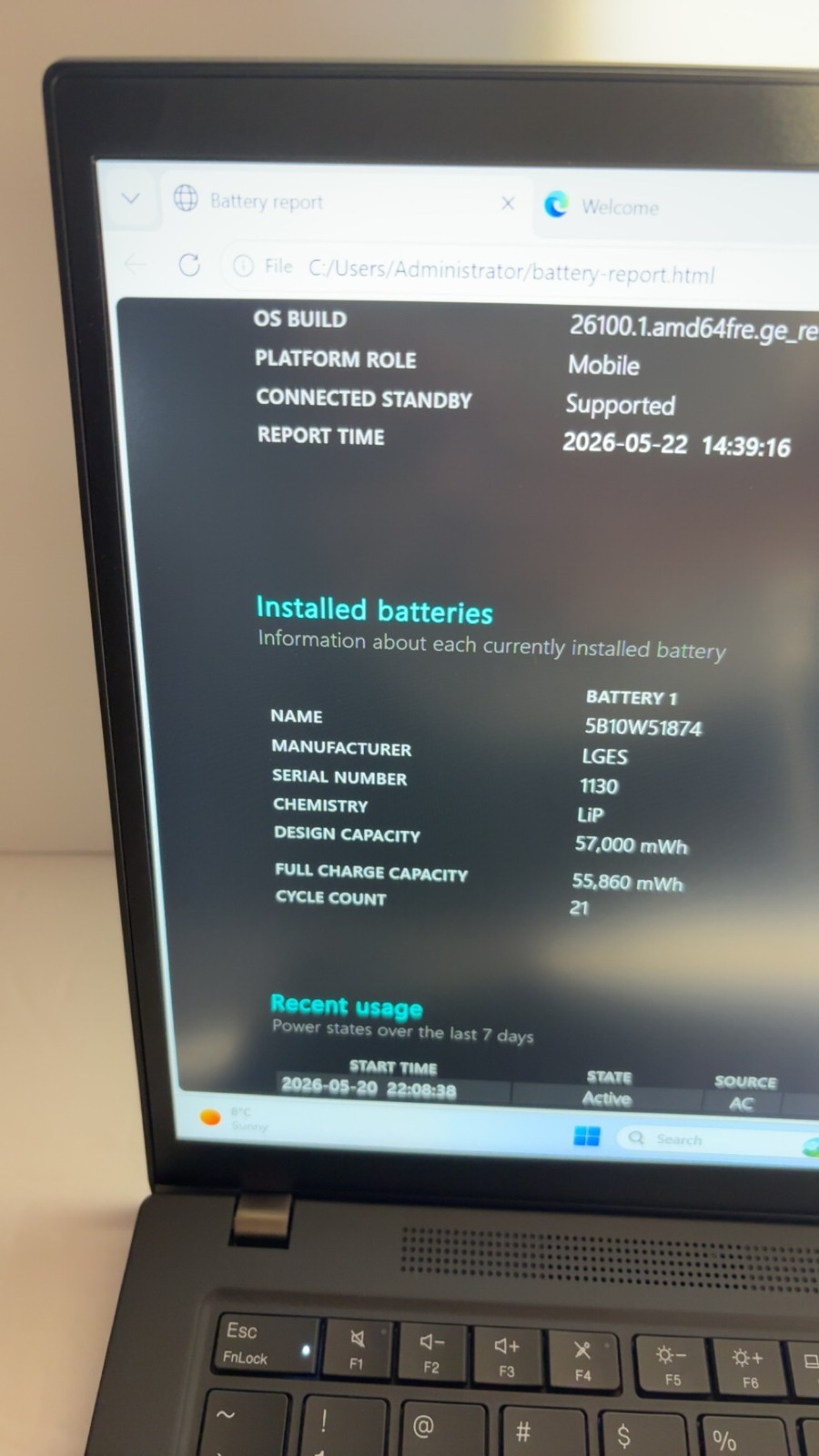 Lenovo ThinkPad T14s Gen 3 i5-1245U 16GB 512GB SSD 14″ Laptop Win 11 Pro AC