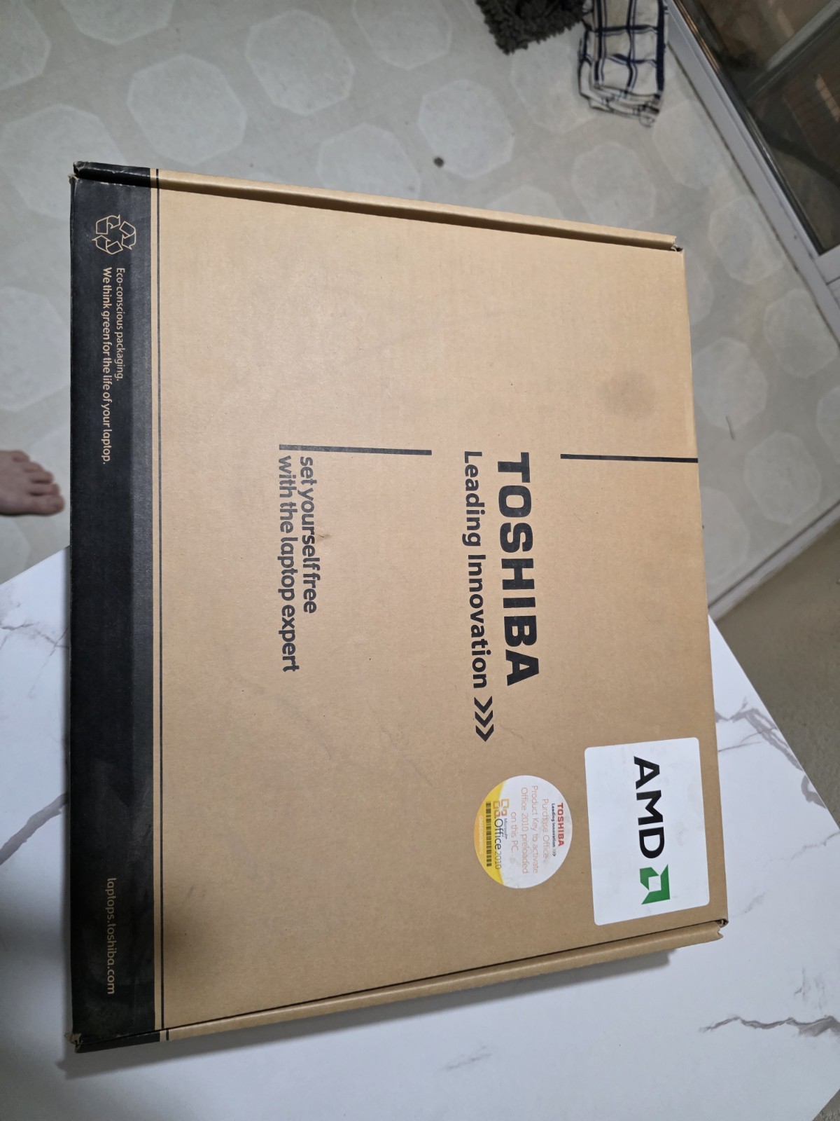 Toshiba Satellite C655 15.6″ Laptop AMD 2.30GHz 3GB 320GB HDD Win7 Wi-Fi