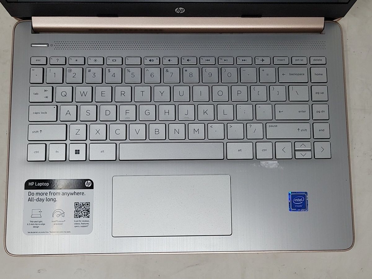 HP LAPTOP 14-DQ0054dx 685K3UA-ABA Laptop Intel Celeron N4120 4GB 62GB SEE NOTES