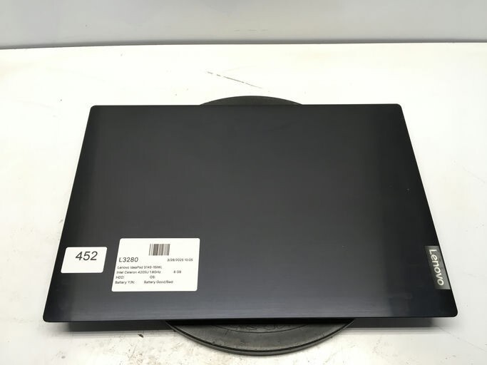 Lenovo IdeaPad S145-15IWL Intel Celeron 4205U 1.8GHz 8 GB NO HDD No Batt