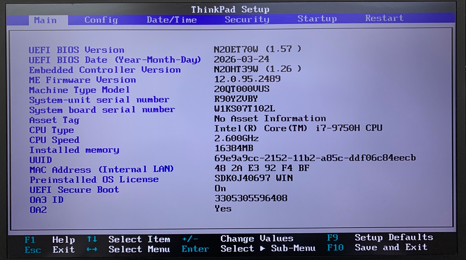 Lenovo ThinkPad P1 Gen 2 4K 15.6″ Laptop i7-9750H 16GB RAM 512GB NVMe w/Adapter