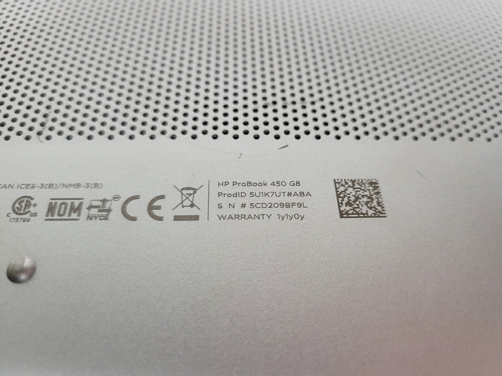HP ProBook 450 G8 15.6″ i5-1135G7 8GB RAM 512GB SSD Win 11 Pro *Read* | C724
