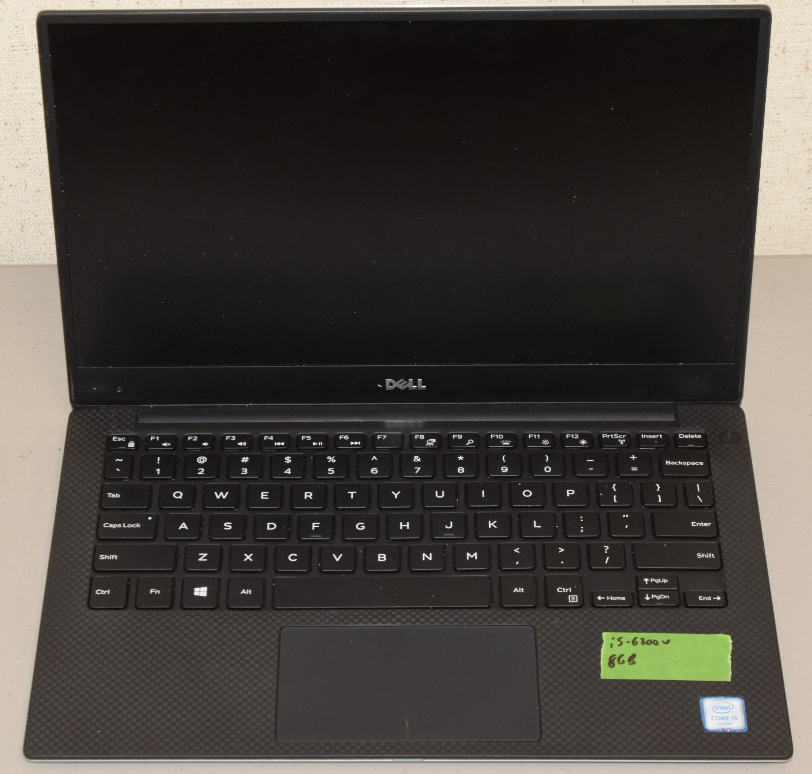 Incomplete Dell XPS 13 9350 13.3″ Laptop i5-6200U 2.3GHz Dual Core 8GB DDR3