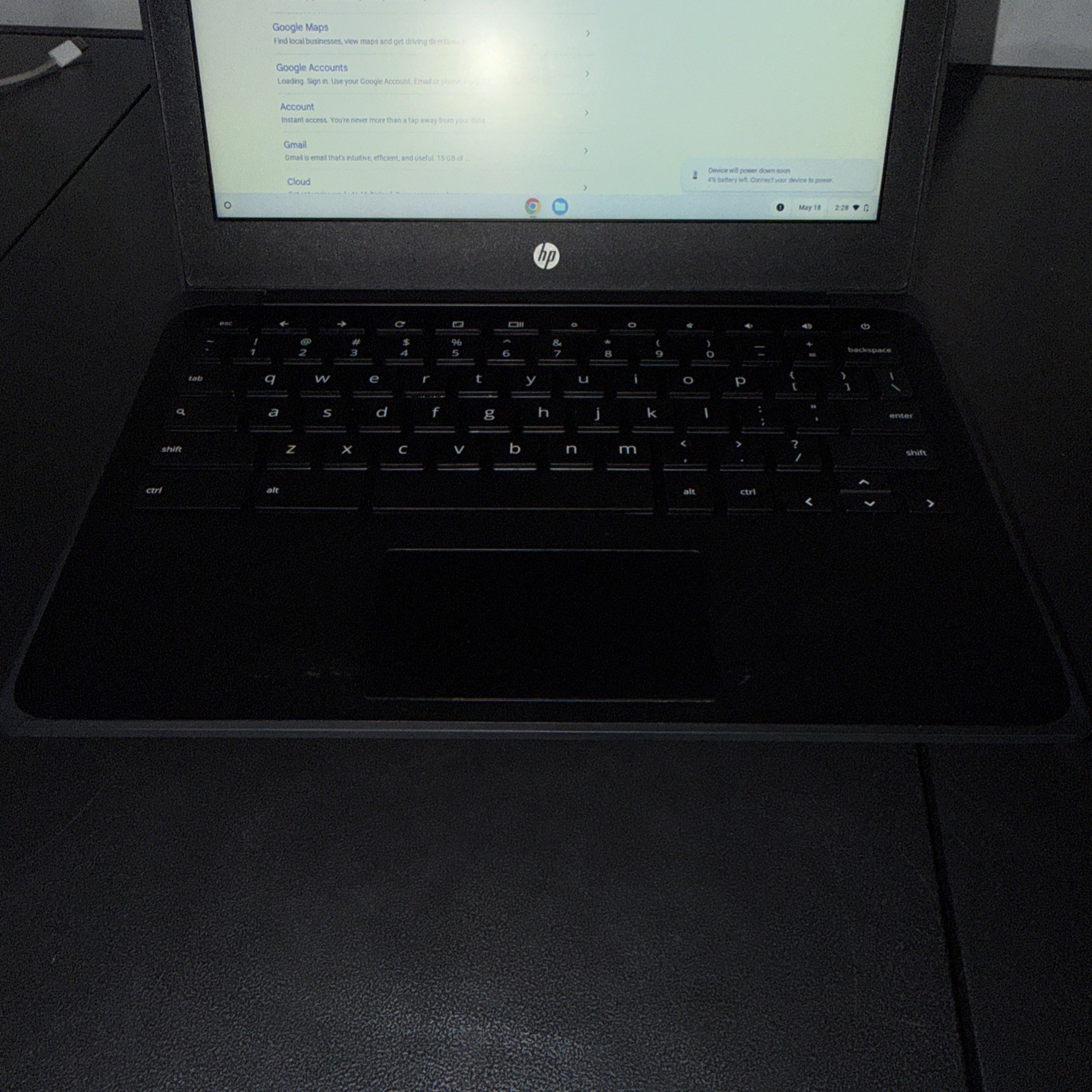 HP Chromebook 11 G9 EE MediaTek 2.0Ghz, 4GB RAM 32GB eMMC11.6 LED Black