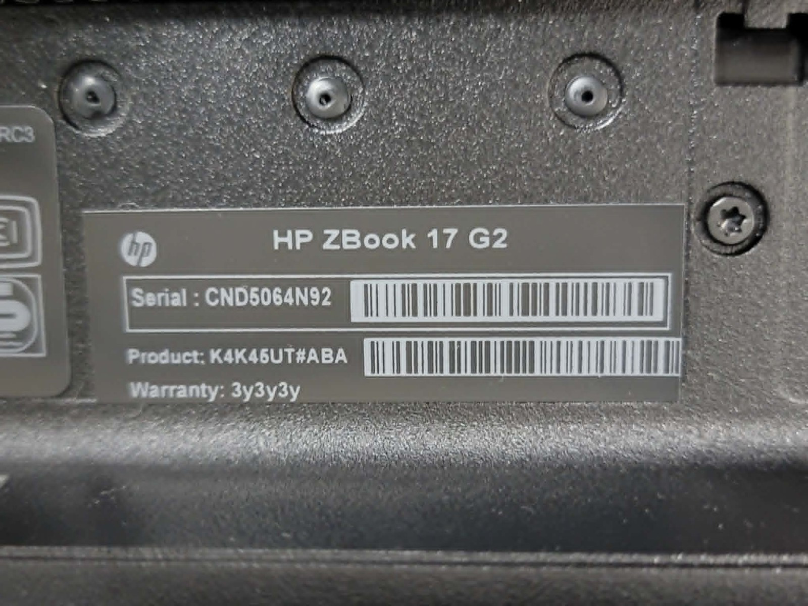 HP ZBook 17″ G2 i-7 4810MQ 2.8GHz 32GB RAM K3100M 4GB 256GB SSD 1TB HDD W1