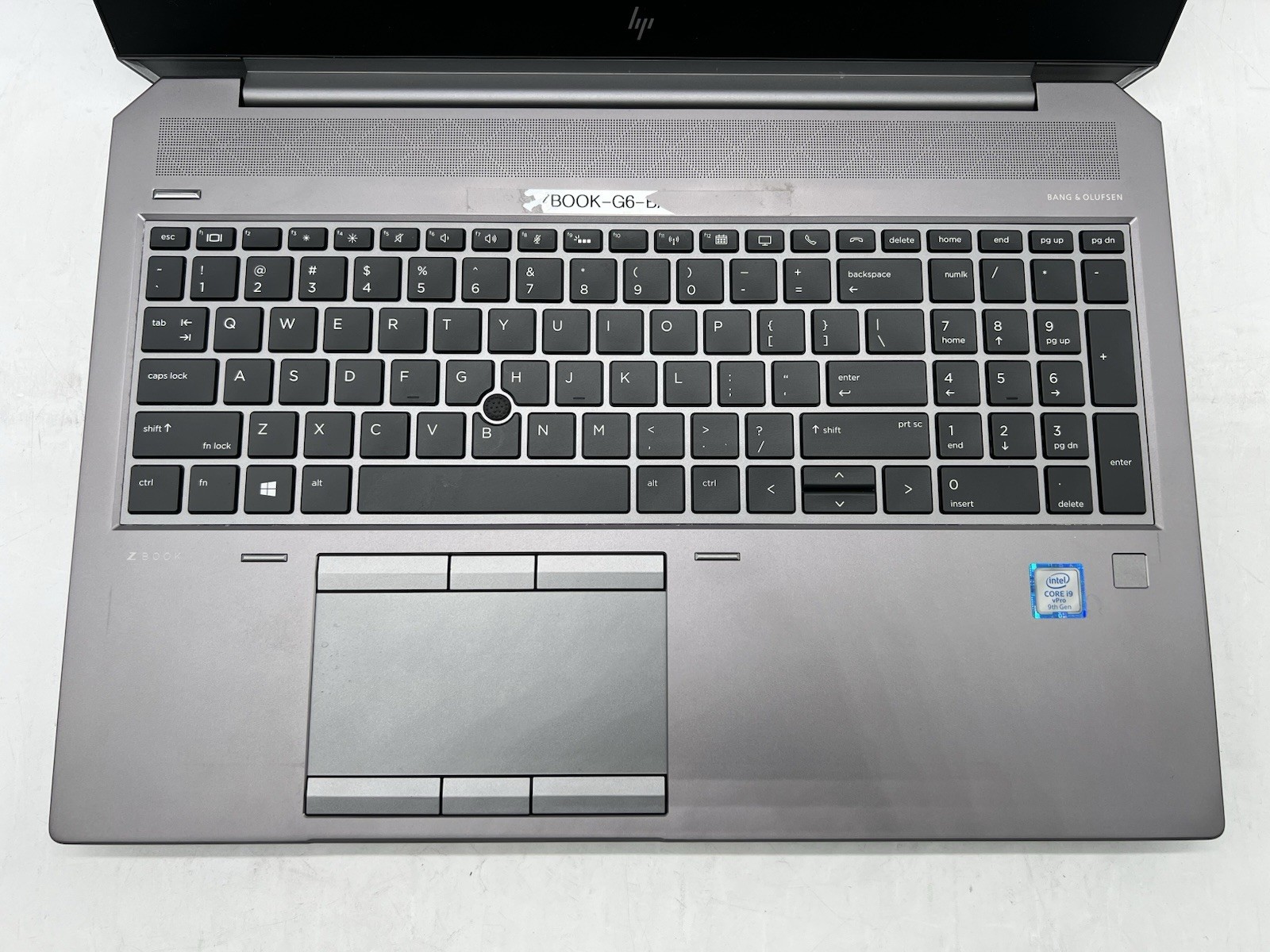 HP ZBook 15 G6, i9-9880H, @ 2.30GHz, 32GB RAM, 1TB HDD & 512GB NVMe-No OS/AC