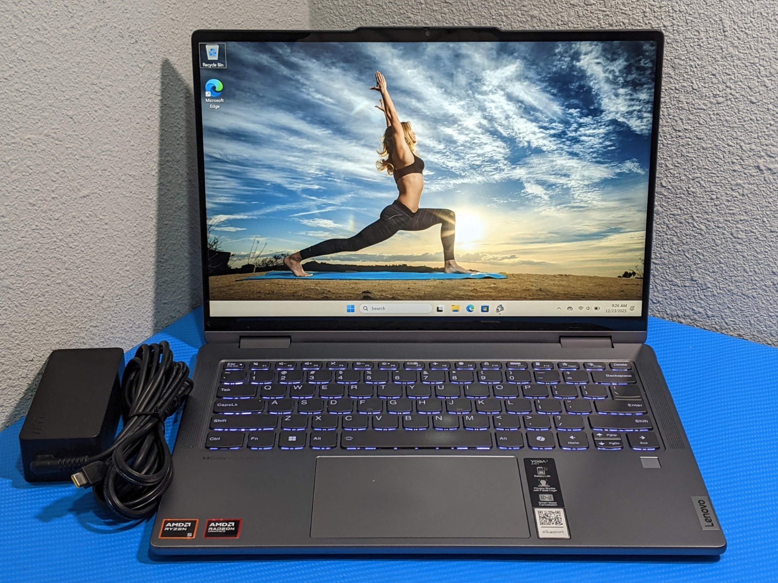 Lenovo Yoga 7 14AHP9 14″ WUXGA ToucRyzen 5 8640HS 3.5GHz 8GB 512GB W11H +PA