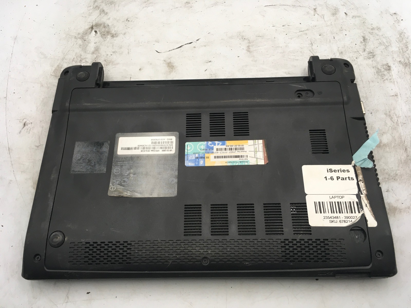 ACER ASPIRE V5 131 – FOR PARTS/NO BOOT – INTEL CELERON 1007U – NO RAM – READ -BB