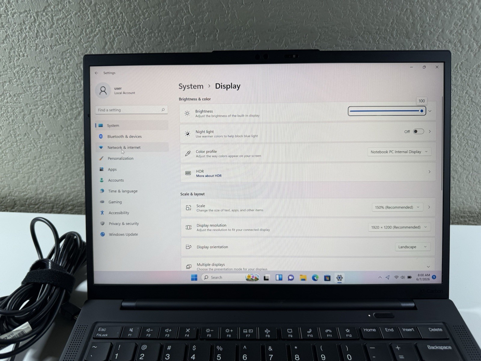 Lenovo Thinkpad X1 Carbon 11th Gen 14″ i7-1365u 16GB 512GB NVME WIN 11 FHD