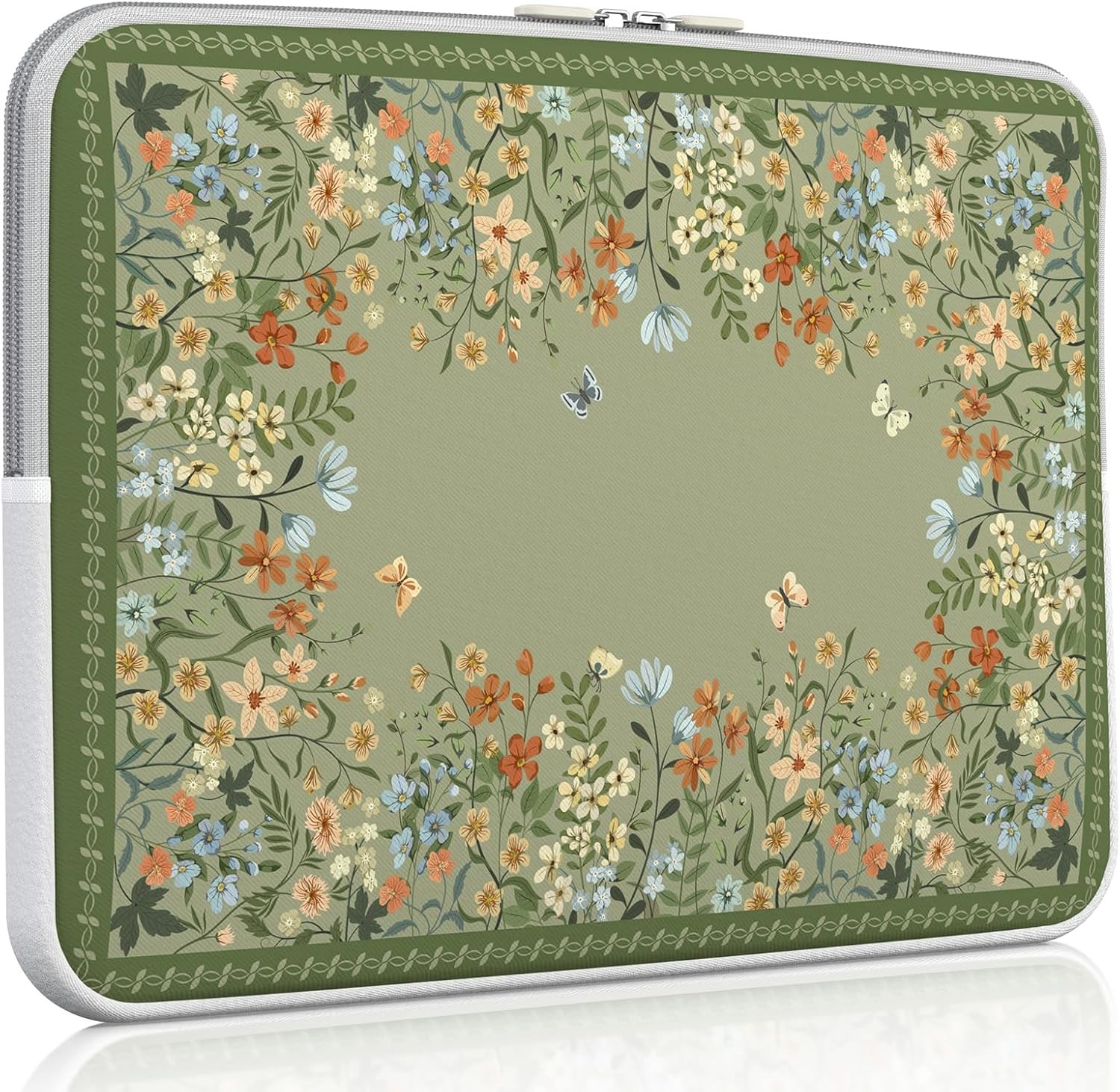 Waterproof Laptop Sleeve 13-13.6 inch with Stylish Floral Design for Girls