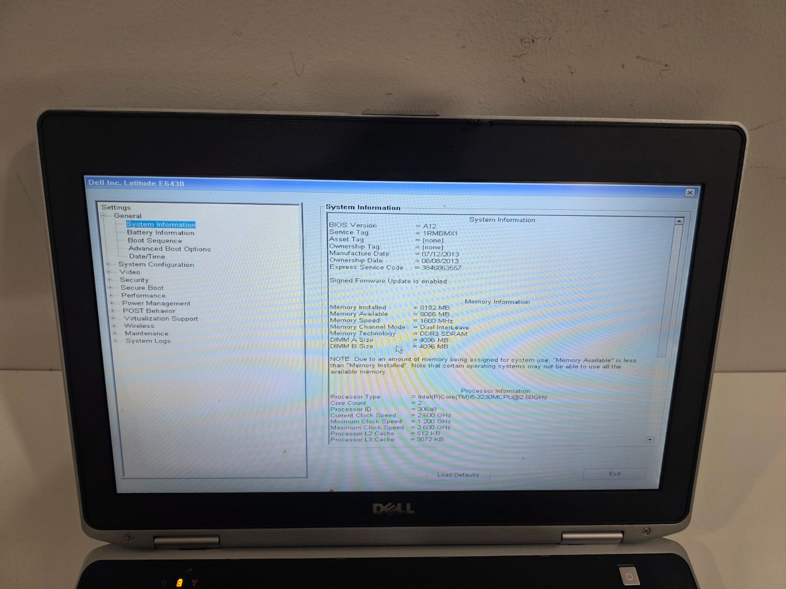 Dell Latitude E6430 Intel i5-3230M 8GB Bluetooth – Bad touchpad