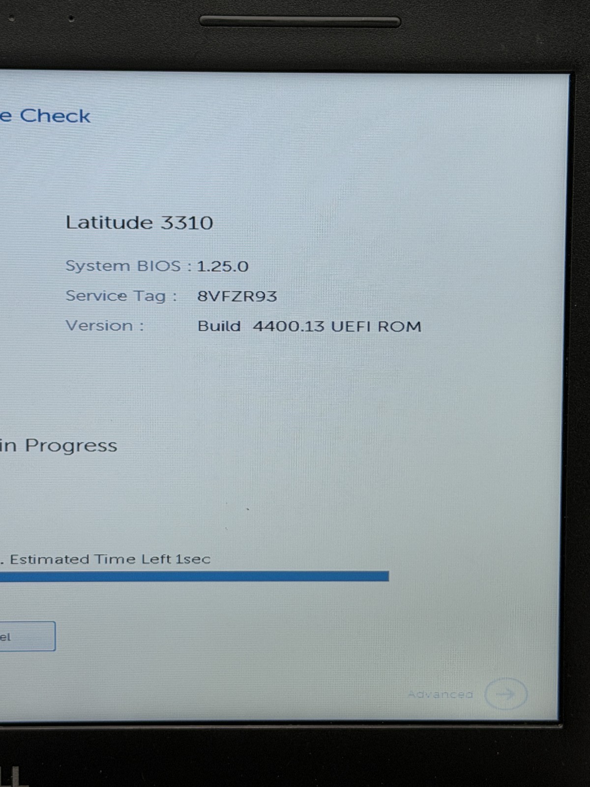Dell Latitude 3310 13.3in i5-8265U 8GB 128GB NO OS – (READ)