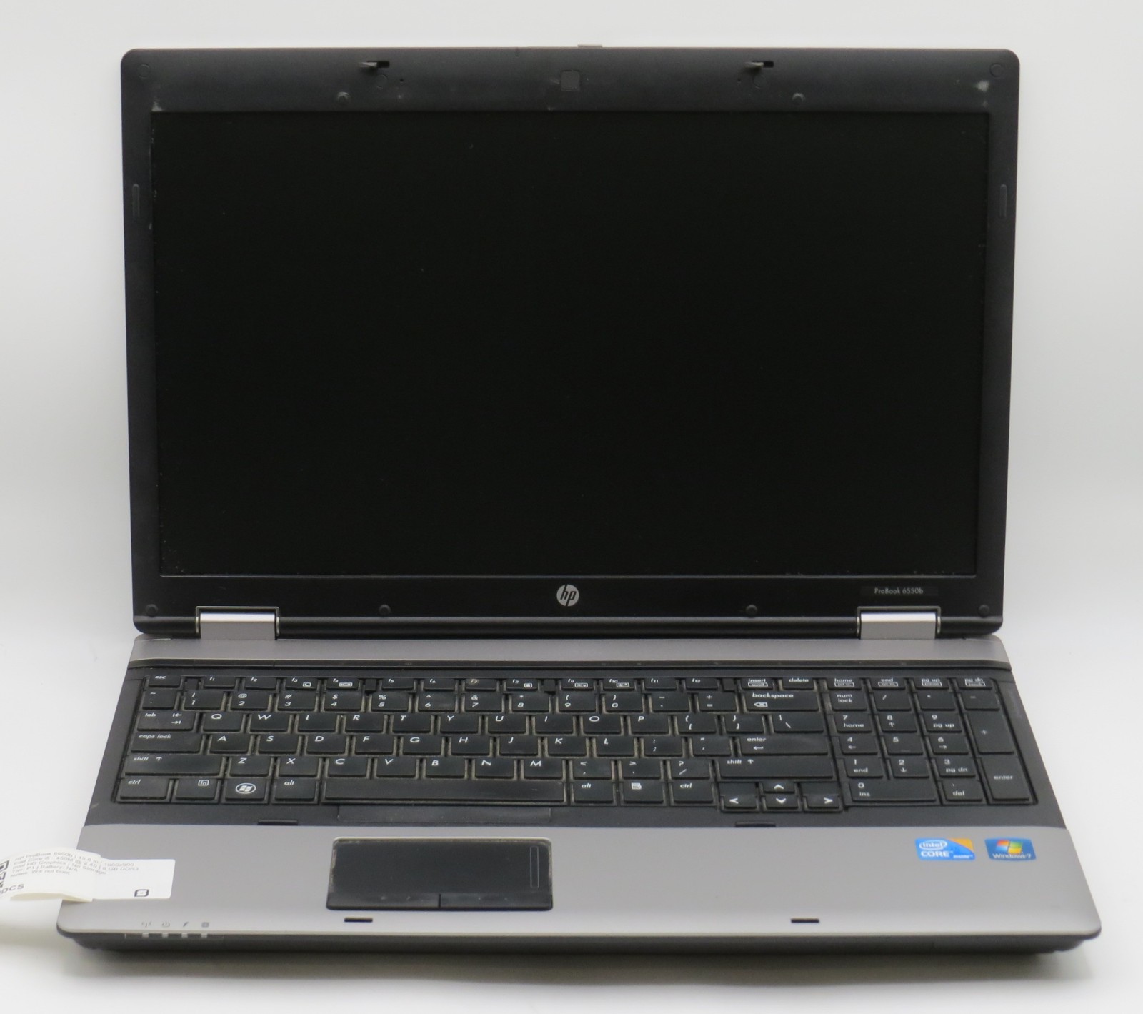 HP ProBook 6550b i5-450M @ 2.4GHz 8GB DDR3 15.6″ No HDD/OS/AC PARTS