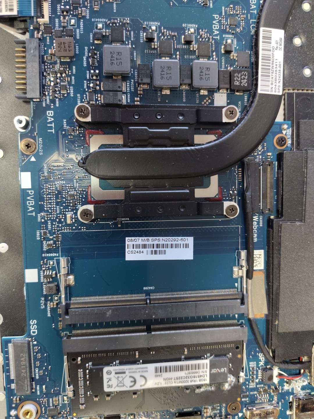 17-cn2283st HP 17in Laptop For Parts