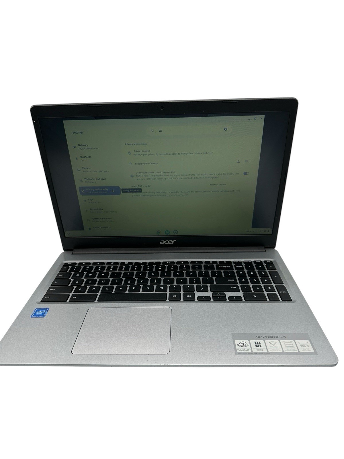Acer Chromebook CB315-3H Chrome Silver
