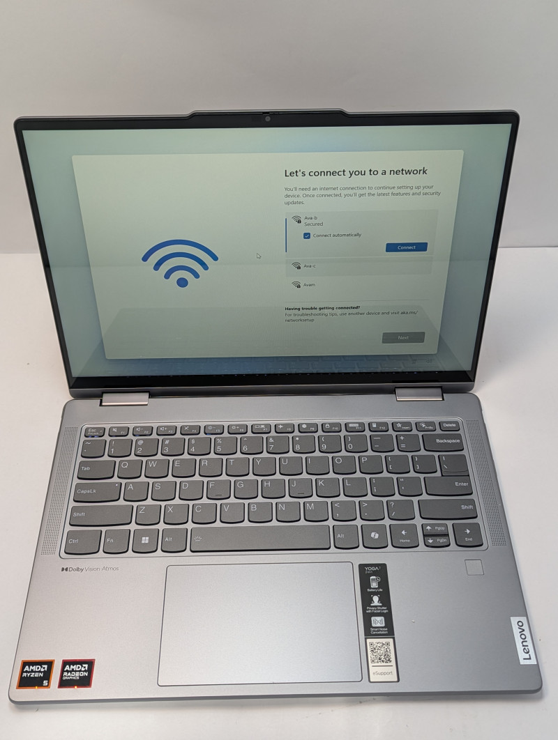 Lenovo Yoga 7 2-in-1 14″ 2K Touch Laptop AMD Ryzen 5 8640HS 8GB RAM 512GB SSD