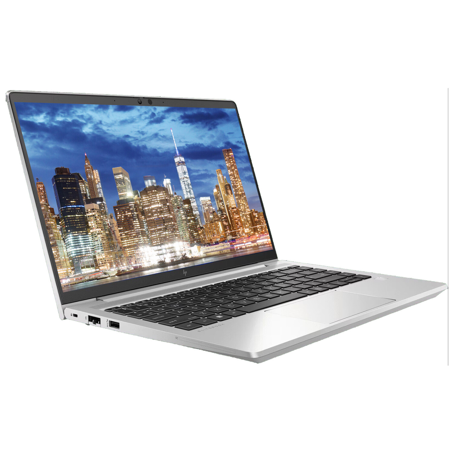 HP EliteBook 645 G10 14″, 32GB RAM Notebook with 2 x EliteDisplay 24″ Monitor