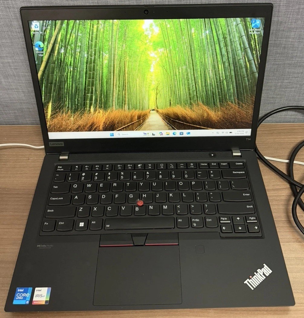 Lenovo ThinkPad T14 Gen 2, i5‑1145G7, 16GB RAM, 512GB SSD, Win11 Pro
