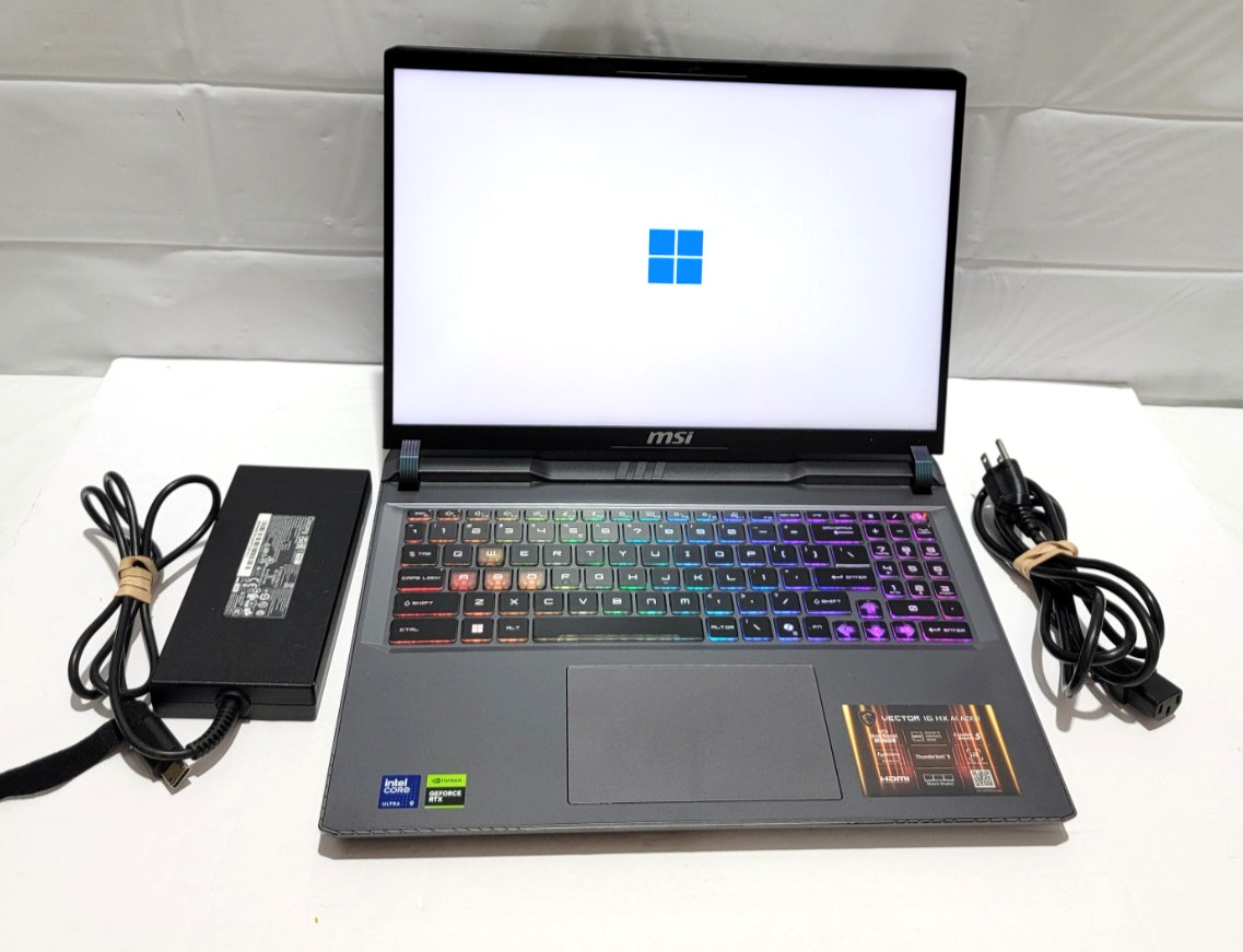 MSI Vector 16 HX AI A2XW-Intel Ultra 9 275HX-64GB Ram-4TB SSD-Nvidia RTX 5070