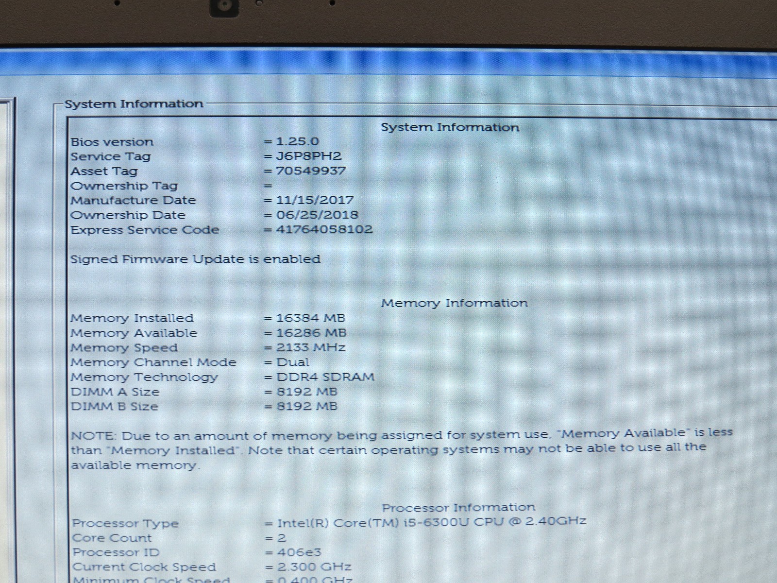 Dell Latitude 7480 i5-6300U @ 2.4Ghz 16GB DDR4 256GB m2 NVME 14″ No OS/AC