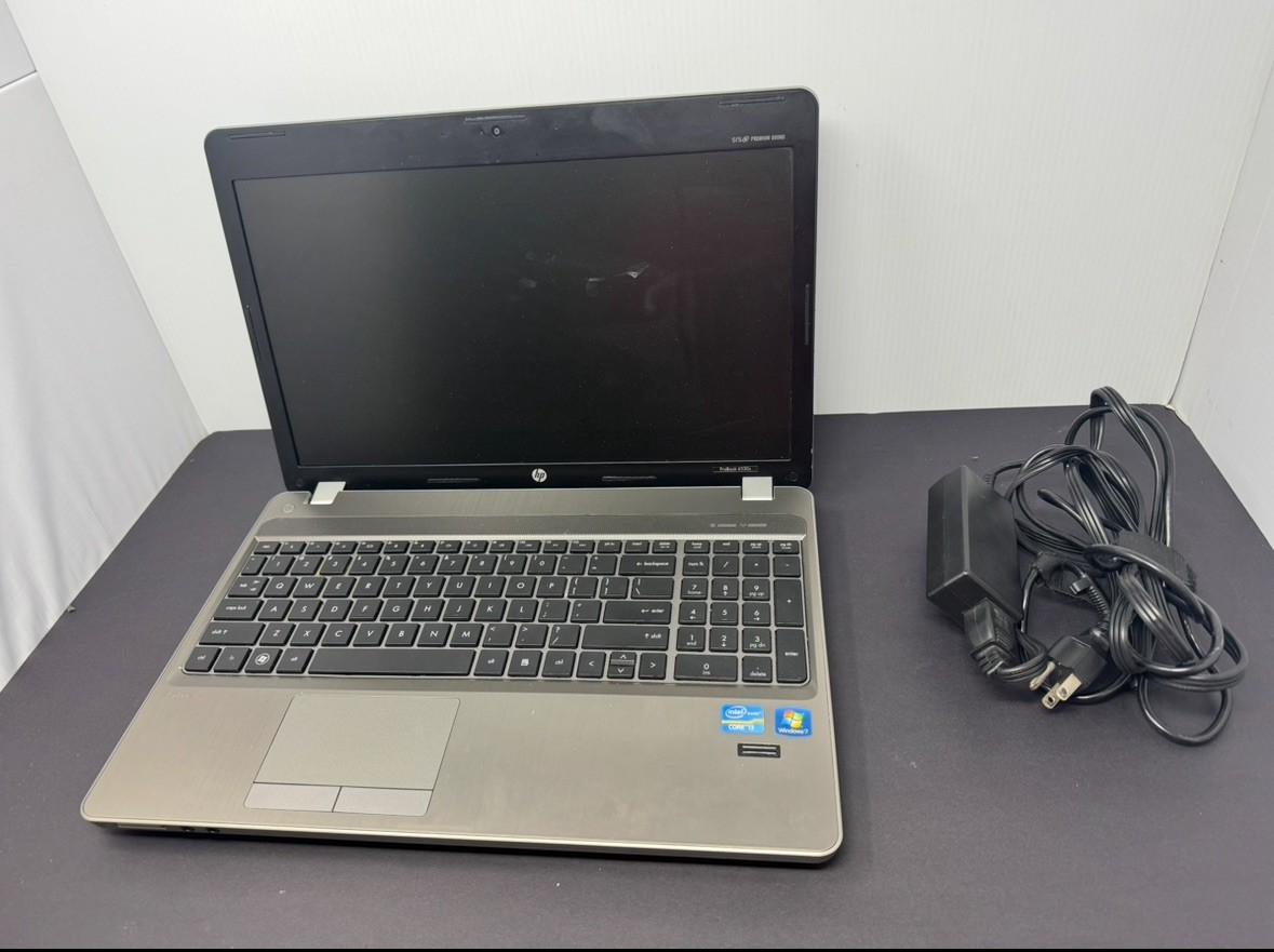 HP ProBook 4530s Core i3-2350M 2.30GHz 4GB RAM 15.6″ No Battery No HDD No OS