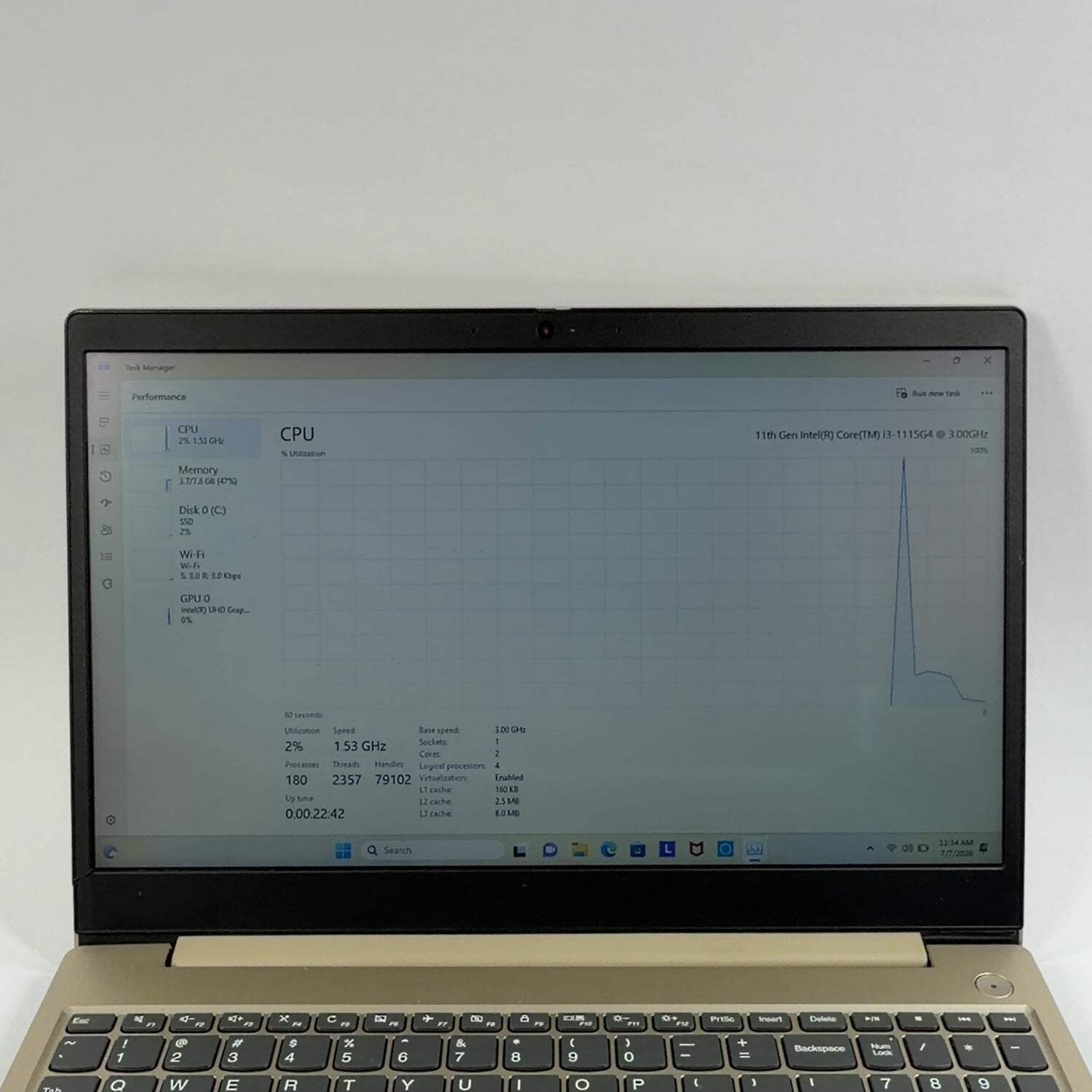 Broken Lenovo IdeaPad 3 15ITL05 15.6″ i3-1115G4 3.0GHz 8GB RAM 256GB SSD Missing