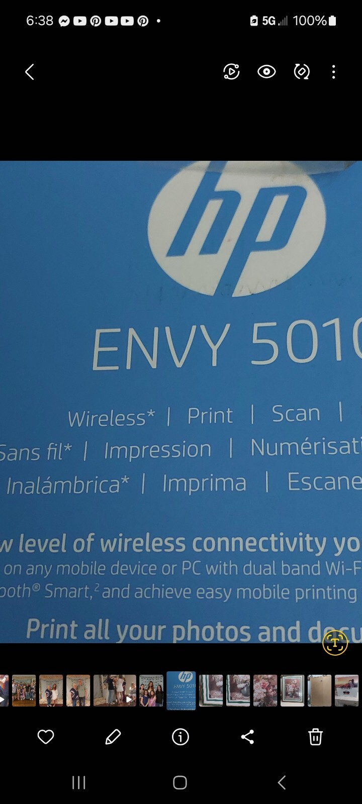 hp envy 5010 Printer All In One