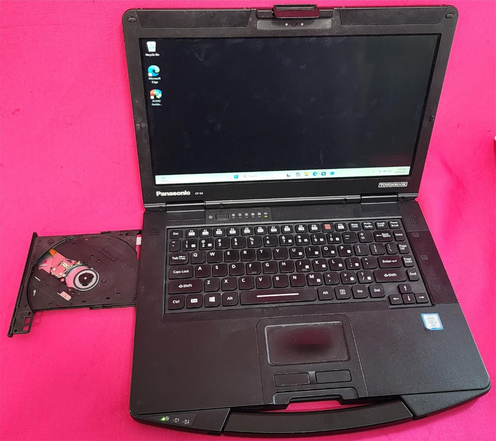 Bronze Panasonic Toughbook CF-54 MK3 Touch FHD 16GB GPS DVD 250GB SSD Win11 LTE
