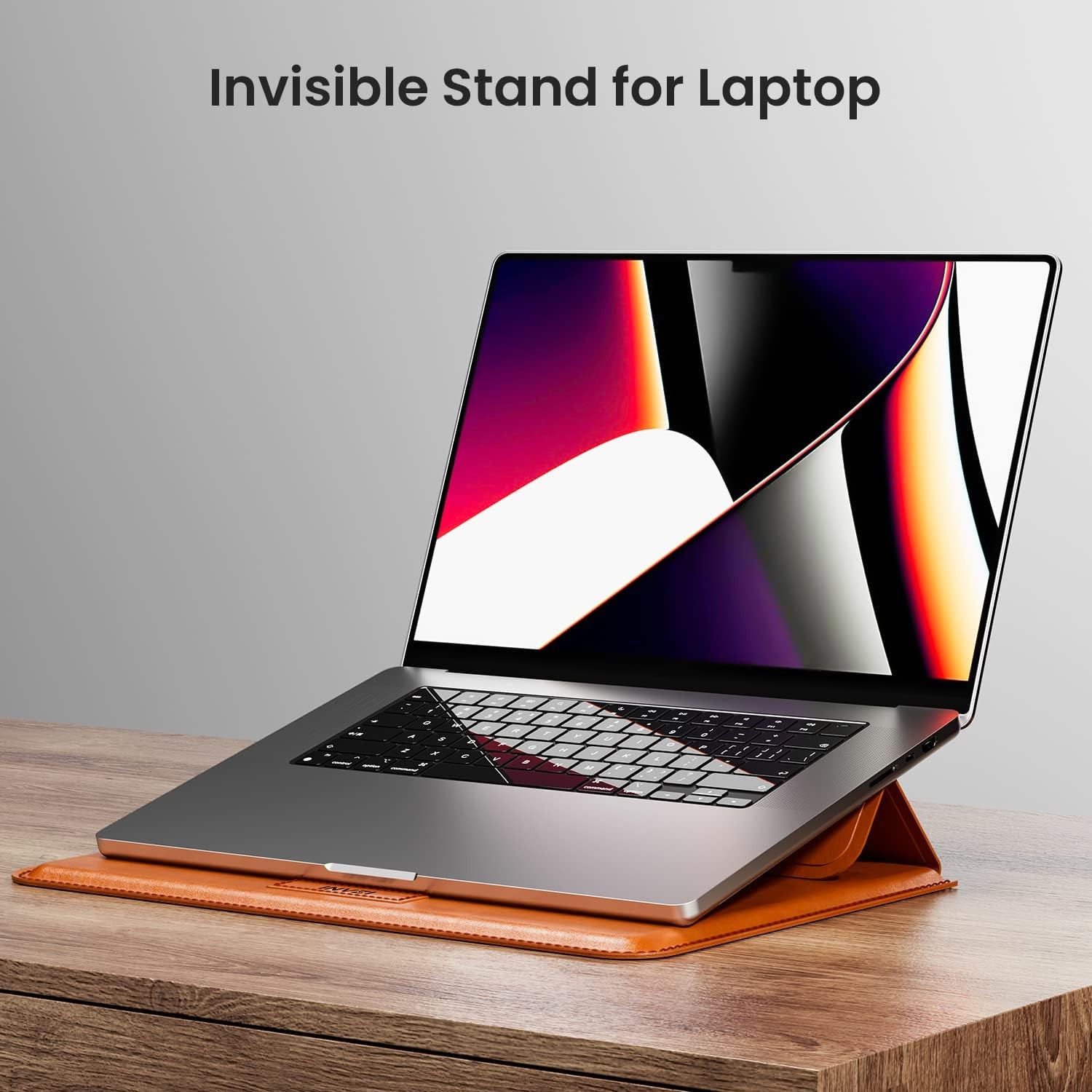 Vegan Leather Bag for 15”/16″ MacBook Pro M3/M2/M1/Max 2024-2019, Compact Design
