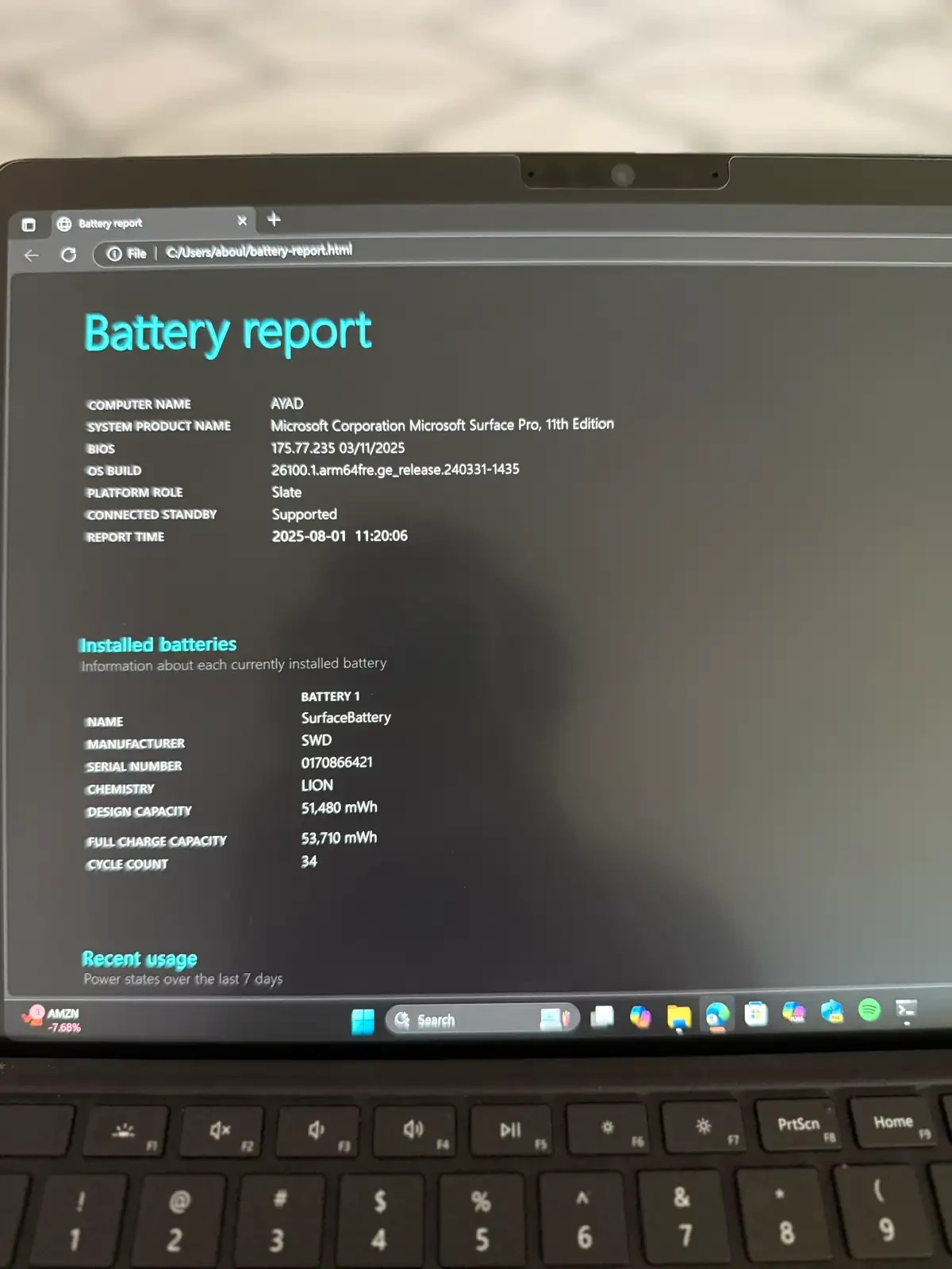 Surface Pro 11 OLED 16GB/512GB + Pen 2, Keyboard, Case, Screen prot – Like new