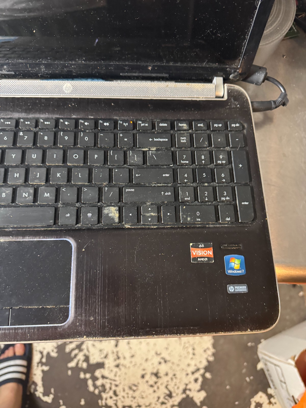 HP Pavilion dv6 AMD Vision A8 Laptop for Parts/Repair #4863
