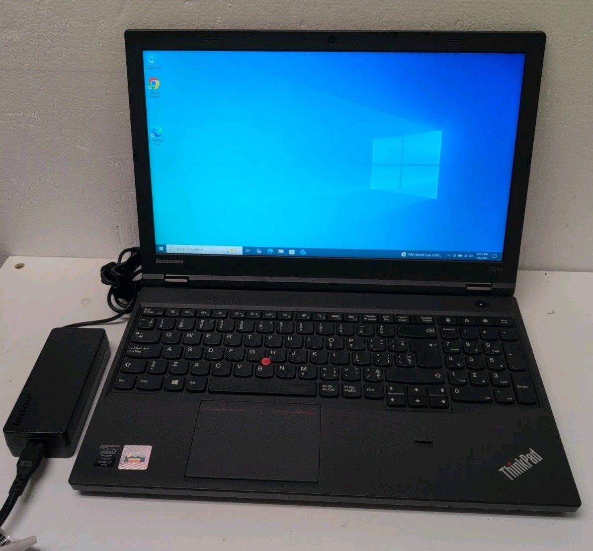 🎸 Lenovo ThinkPad T540P 15.6″ Laptop i7-4600M /8GB /128GB SSD/ Win10