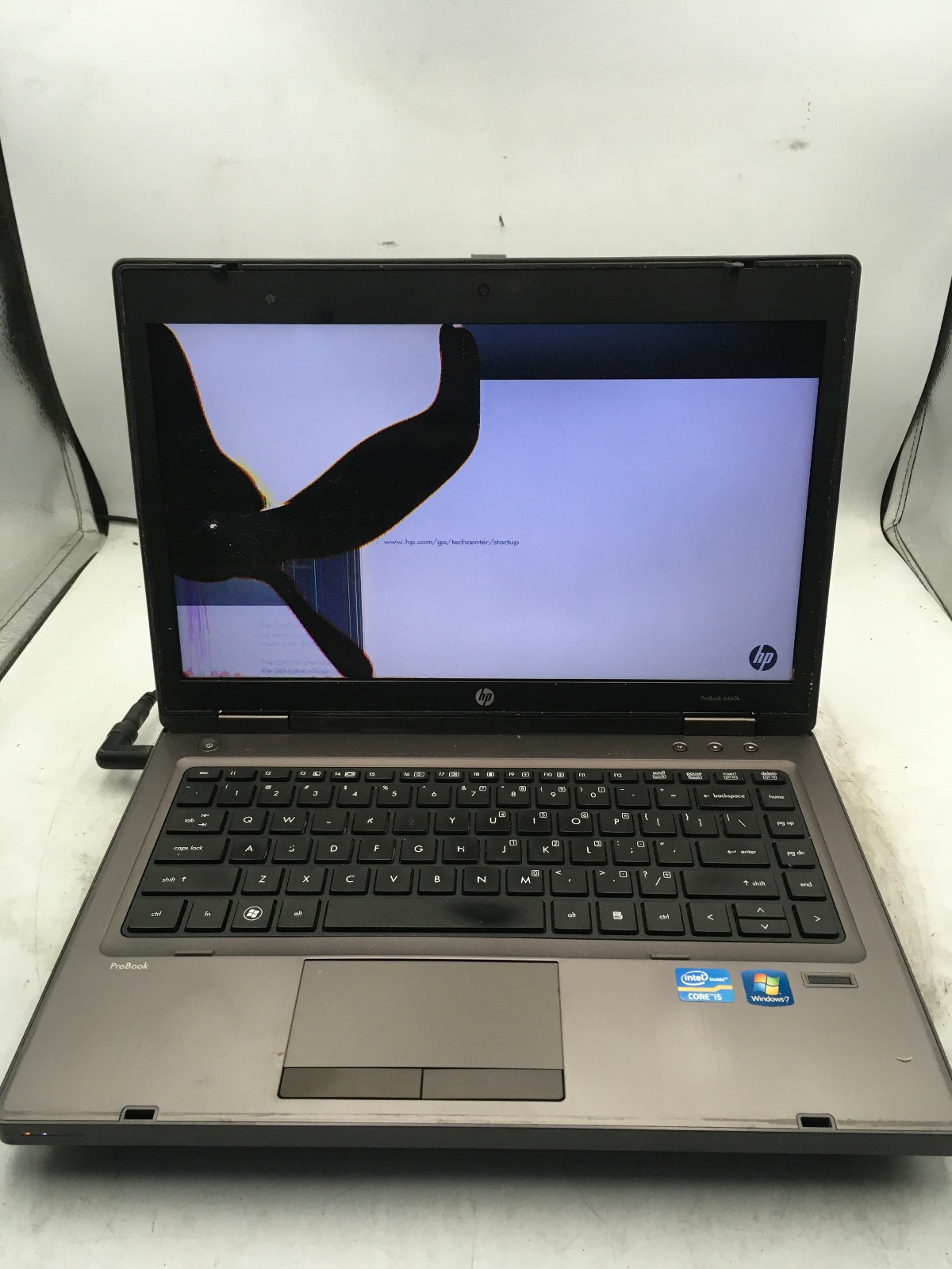 HP PROBOOK 6460B – FOR PARTS/BAD LCD – INTEL I5 2ND GEN – NO ARM -READ DESC – BB