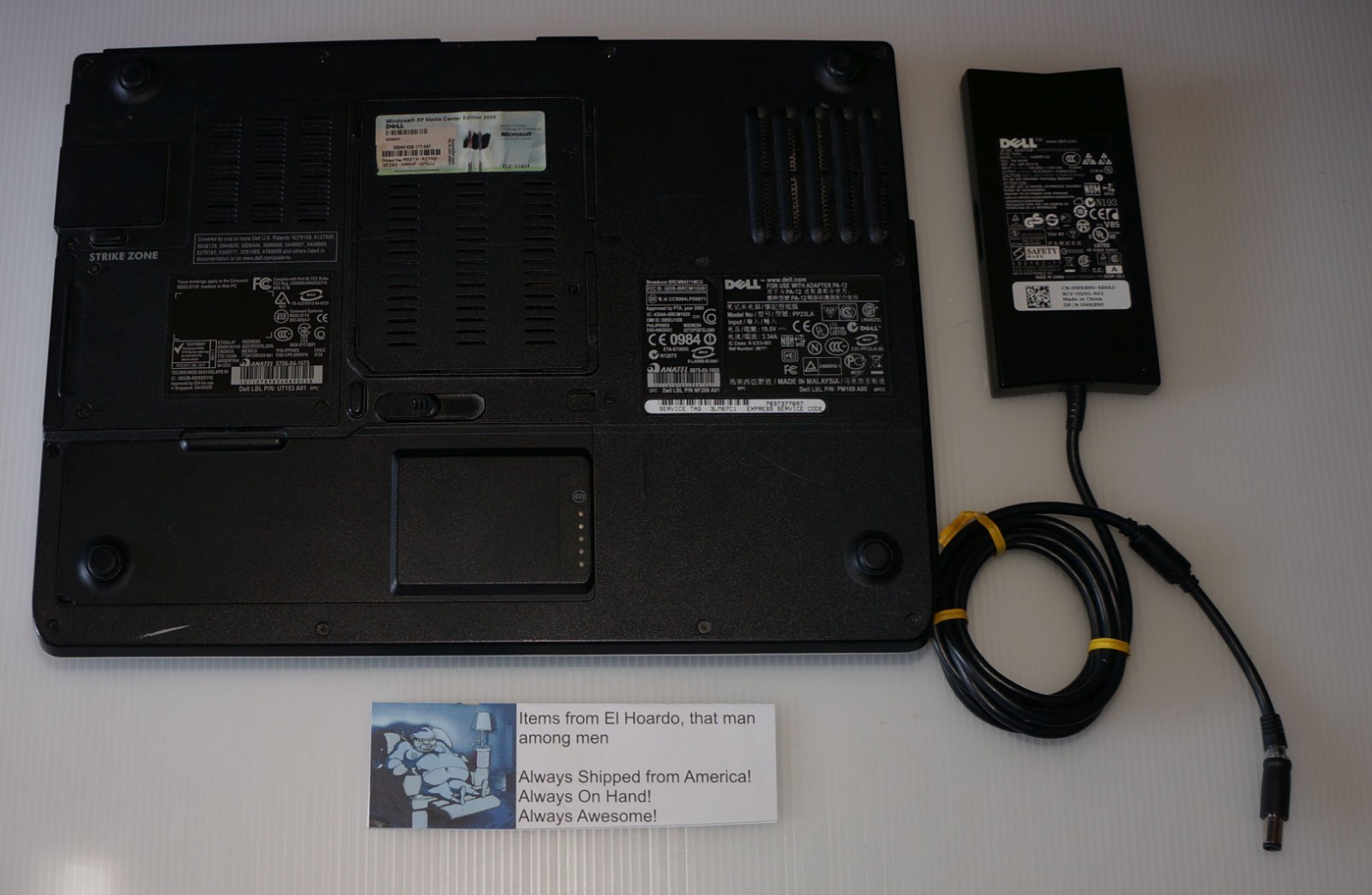 Dell Inspiron 1501 15.4″ AMD Turion 64 2.0GHz 2GB RAM 80GB HDD Radeon XP Works!