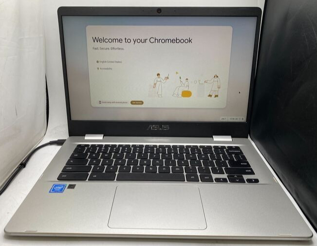 Asus Chromebook C423NA-BCLN5 14″ Intel Celeron N3350 @1.1 GHz 4GB RAM 32GB eMMC