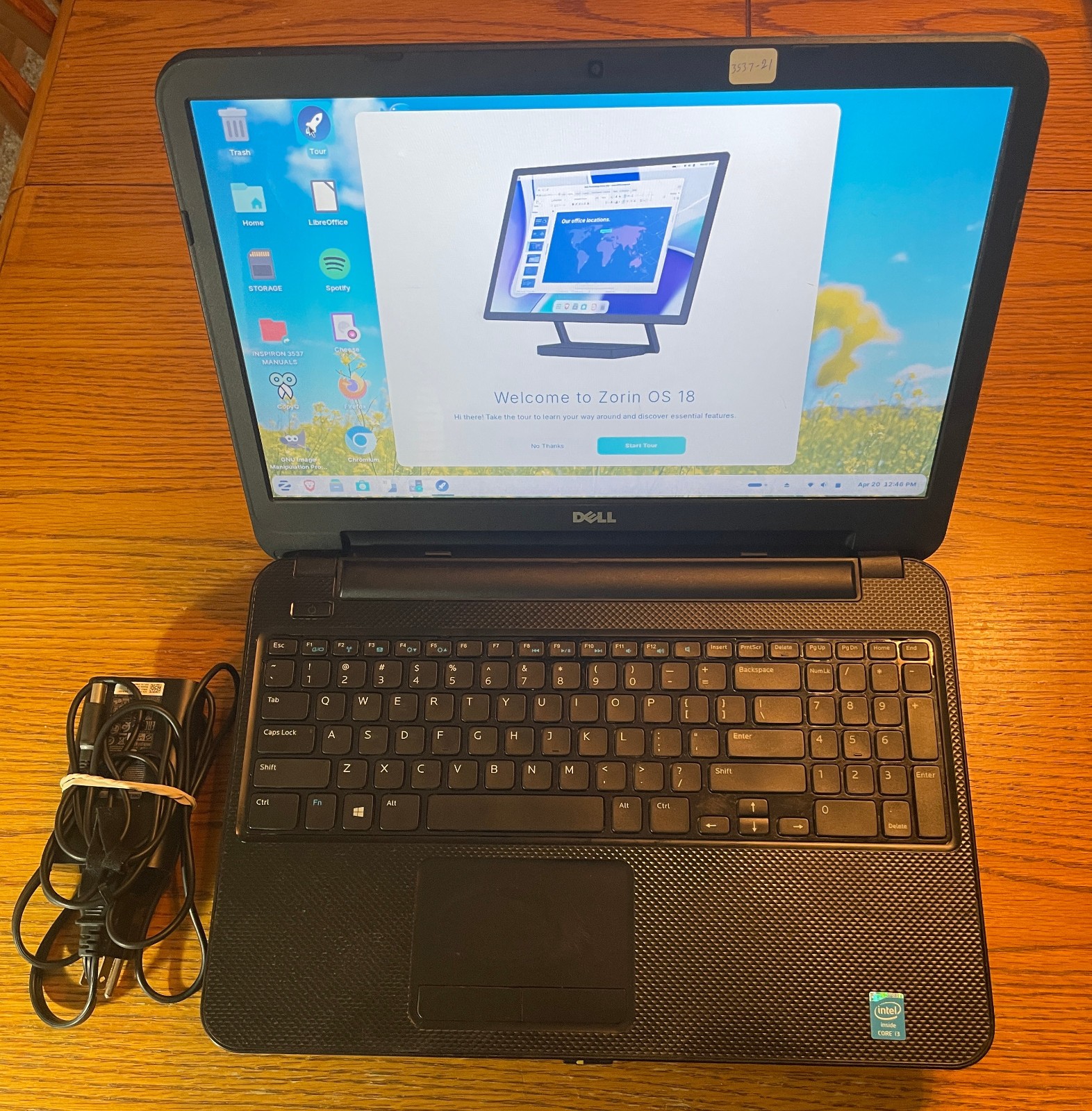 DELL INSPIRON 15-3537 Laptop 15″ i3 256gb+1tb Linux Zorin 18-extras-21