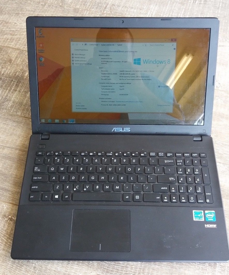 Asus X551M Laptop Intel Celeron 2.16GHz 4GB 120GB 15.6″ Win 8.1