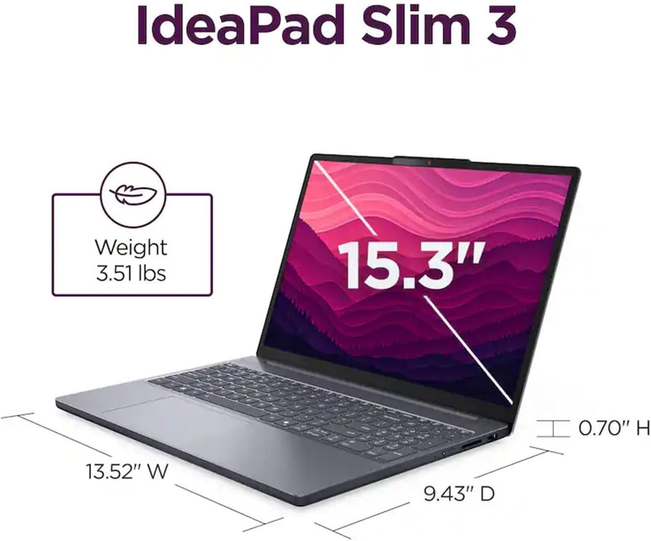 Lenovo IdeaPad Slim 5 16″ Touch Laptop AMD Ryzen AI 7 UpTo 64GB RAM 4TB Win11Pro